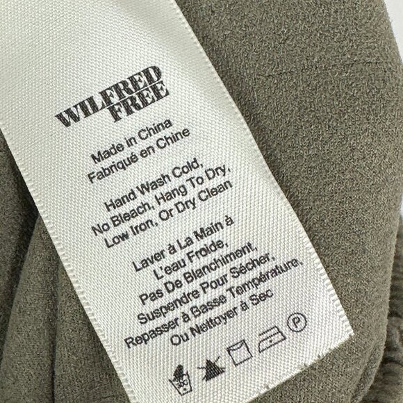 Aritzia Wilfred Free Daria Faux Suede Leggings Taupe High Rise Size XS‎ Minimal - Picture 8 of 14